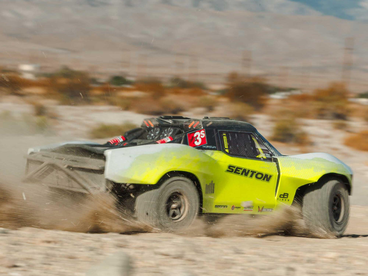 ARRMA 1/10 SENTON 223S BLX 4X4 SCT RTR with DSC Yellow/Gunmetal