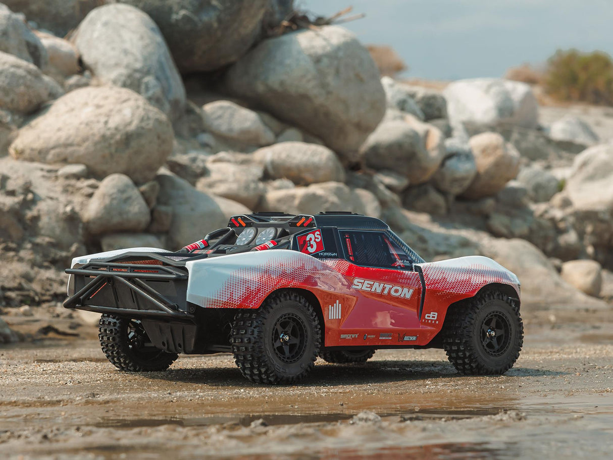 ARRMA 1/10 SENTON 223S BLX 4X4 SCT RTR with DSC Red/Gun Metal