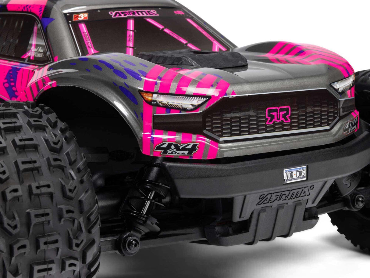 Arrma 1/10 VORTEKS 223S BLX 4X4 Stadium Truck RTR with DSC - Purple