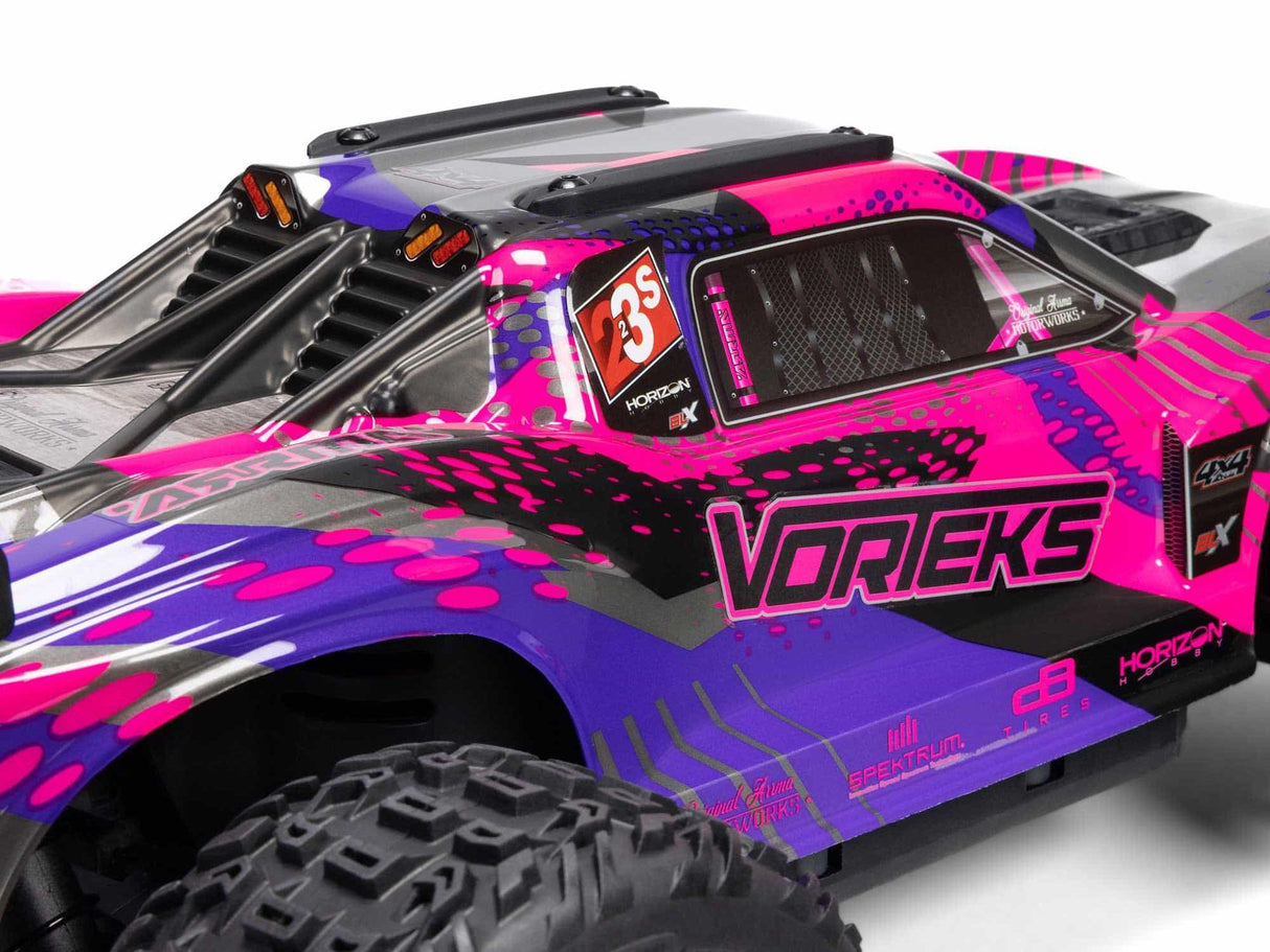 Arrma 1/10 VORTEKS 223S BLX 4X4 Stadium Truck RTR with DSC - Purple