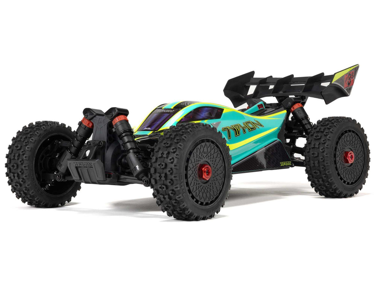 Arrma 1/8 TYPHON 223S BLX 4X4 Buggy RTR with DSC - Green -