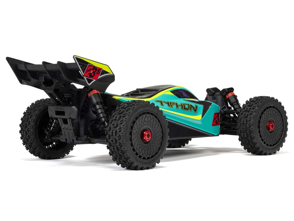 Arrma 1/8 TYPHON 223S BLX 4X4 Buggy RTR with DSC - Green -