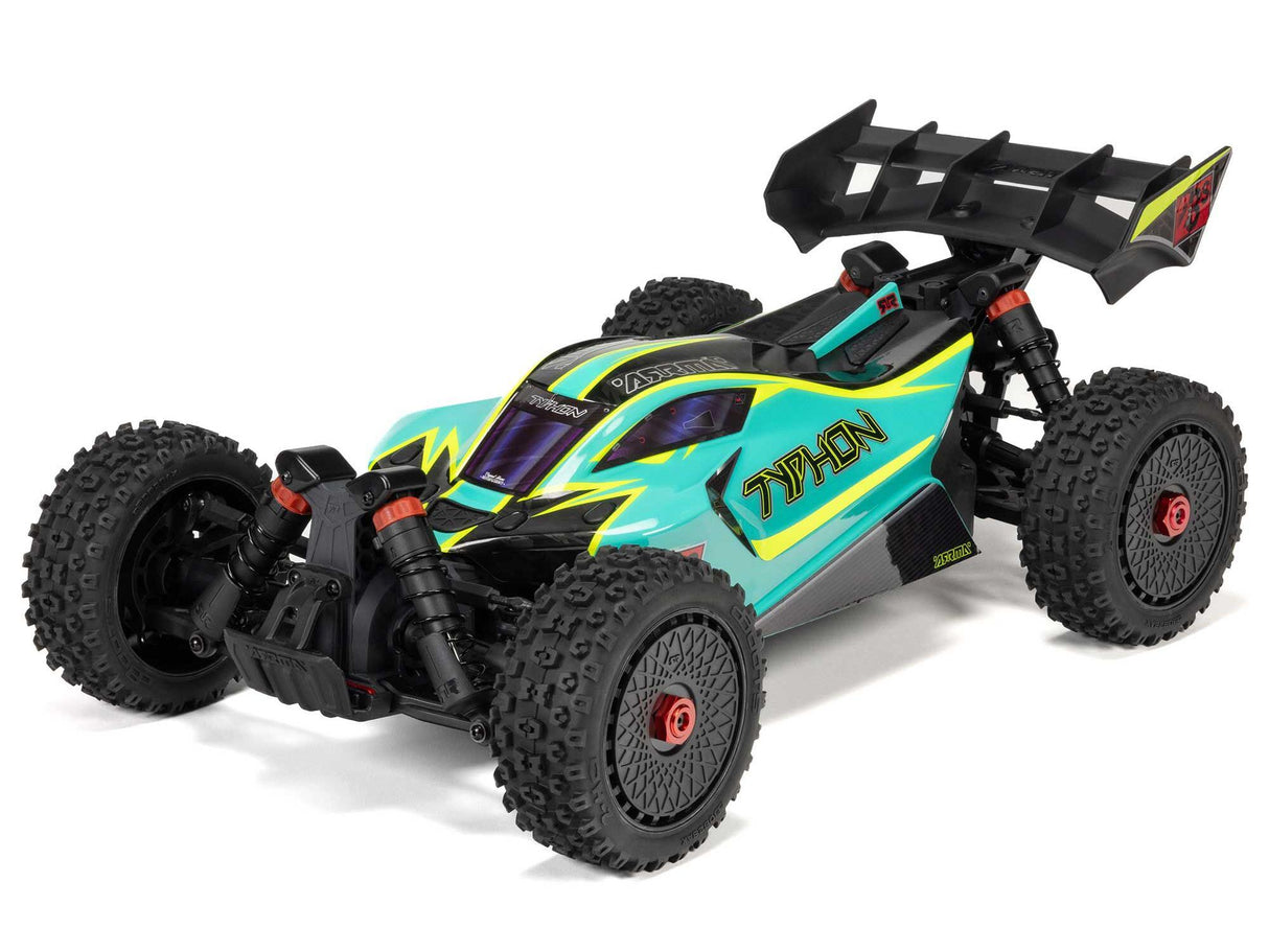 Arrma 1/8 TYPHON 223S BLX 4X4 Buggy RTR with DSC - Green -