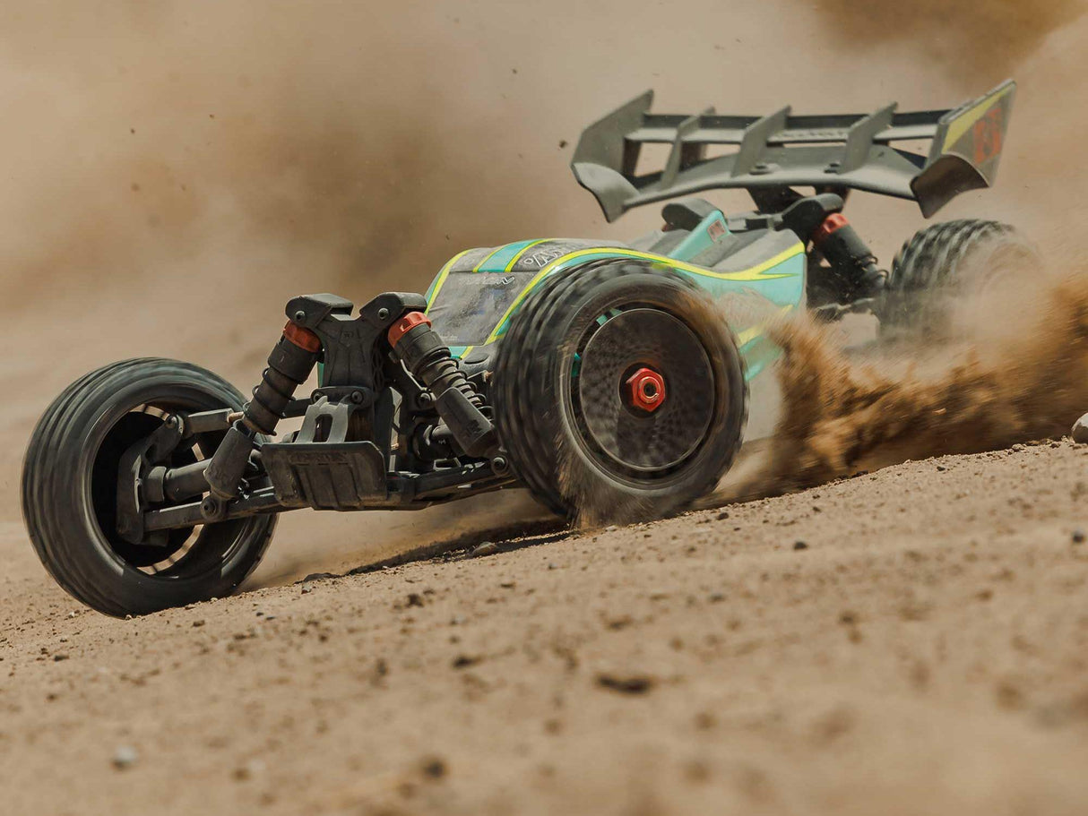Arrma 1/8 TYPHON 223S BLX 4X4 Buggy RTR with DSC - Green -