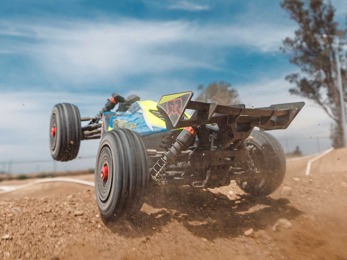 Arrma 1/8 TYPHON 223S BLX 4X4 Buggy RTR with DSC - Blue-Yellow