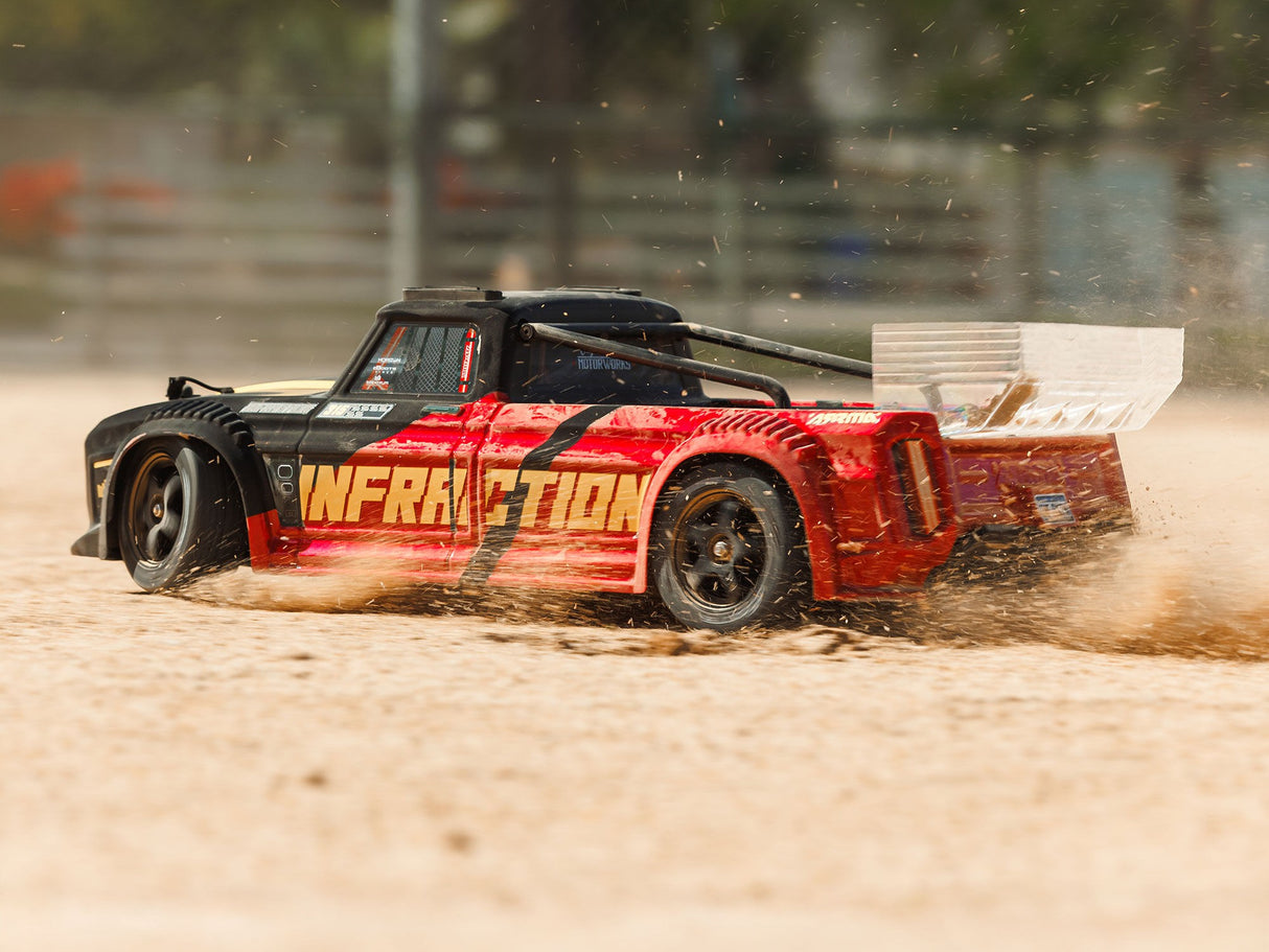 Arrma 1/8 INFRACTION 223S DSC 4X4 RTR Street Bash - Red/Black - Pre Order - Expected Early June