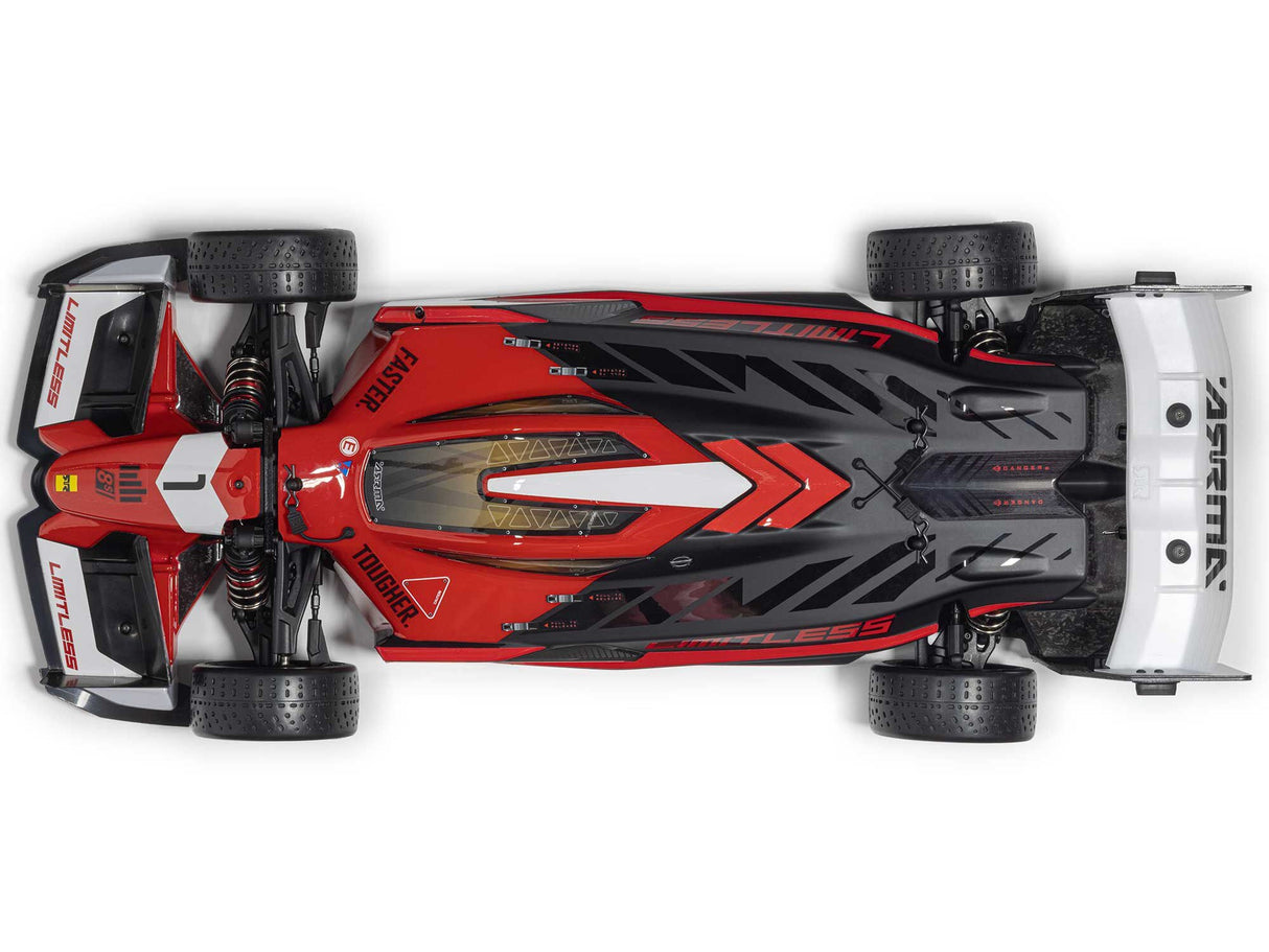Arrma 1/7 LIMITLESS 8S AVC 4X4 RTR BLX Street Speed - Red/Black