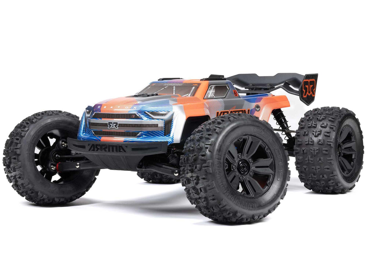 Arrma 1/8 KRATON 6S V6 4X4 BLX Speed Monster Truck RTR - Orange