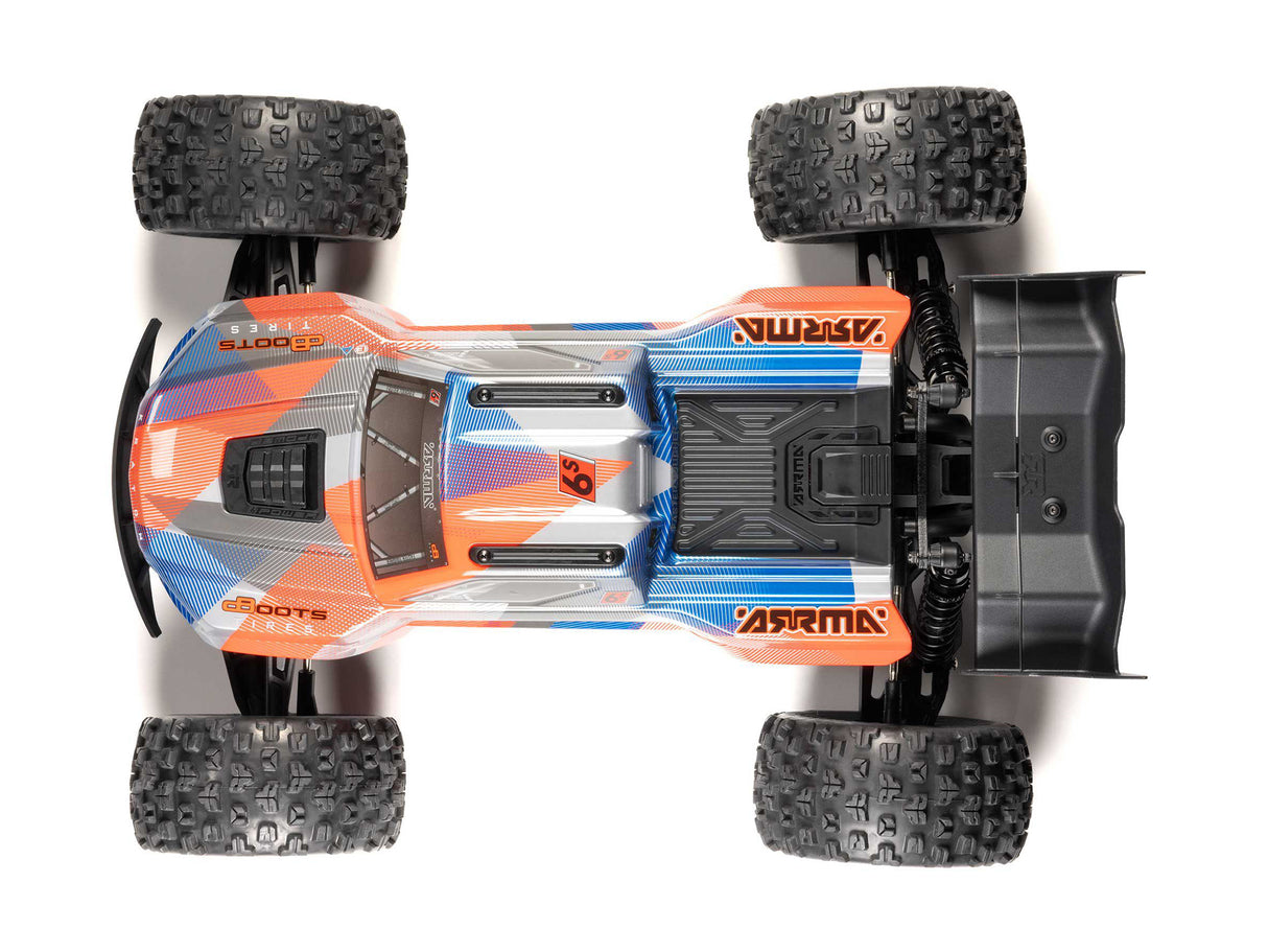 Arrma 1/8 KRATON 6S V6 4X4 BLX Speed Monster Truck RTR - Orange