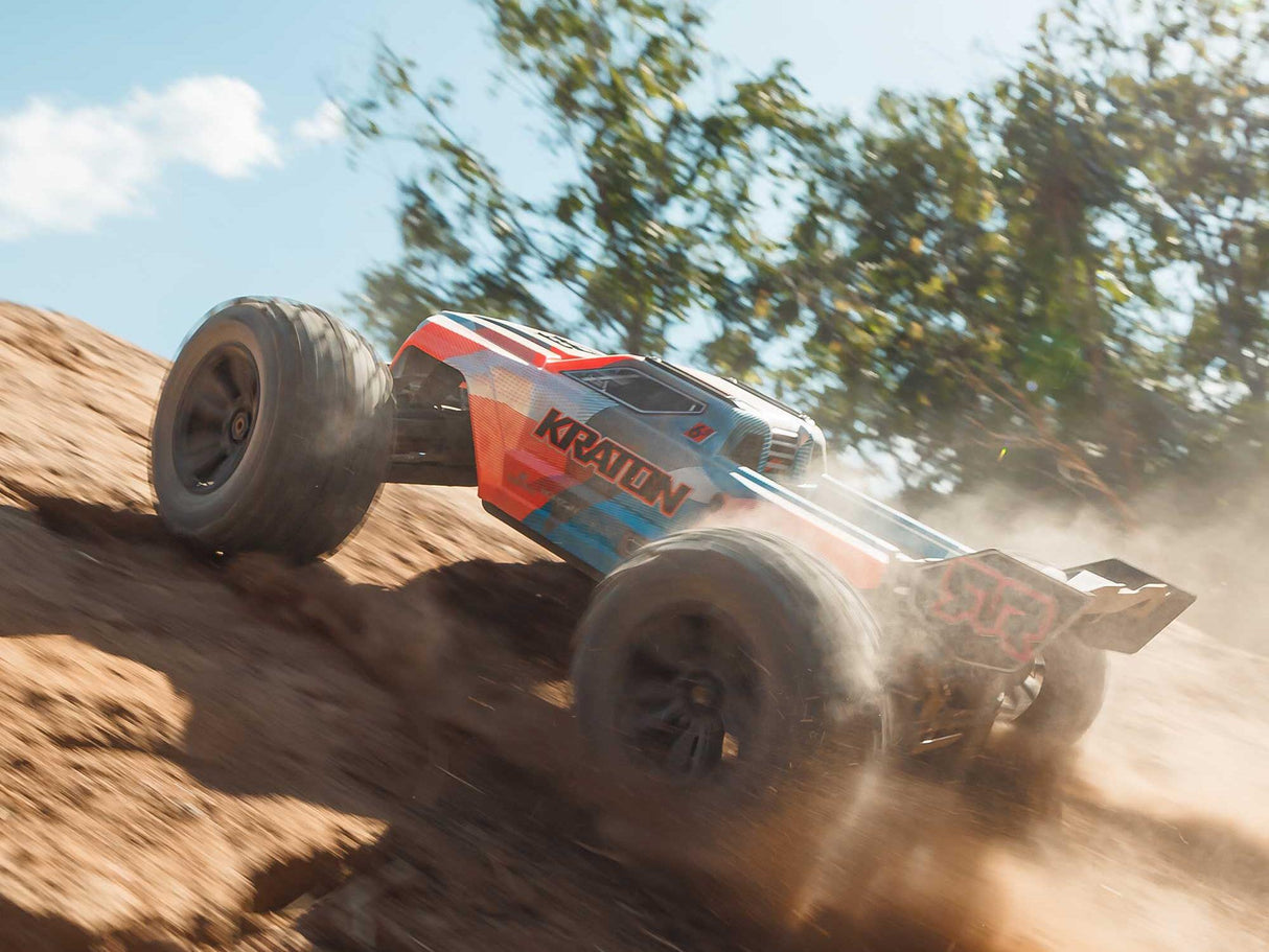 Arrma 1/8 KRATON 6S V6 4X4 BLX Speed Monster Truck RTR - Orange