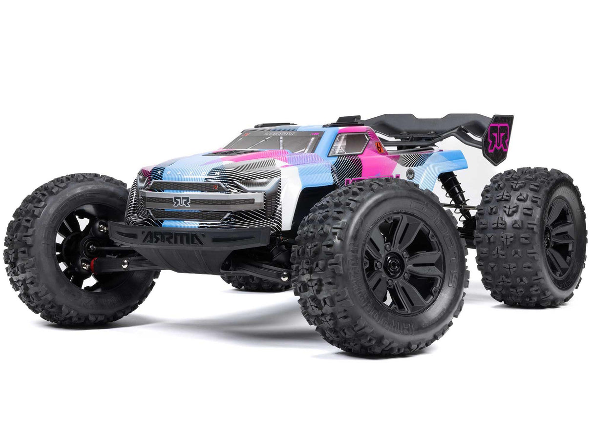 Arrma 1/8 KRATON 6S V6 4X4 BLX Speed Monster Truck RTR - Pink