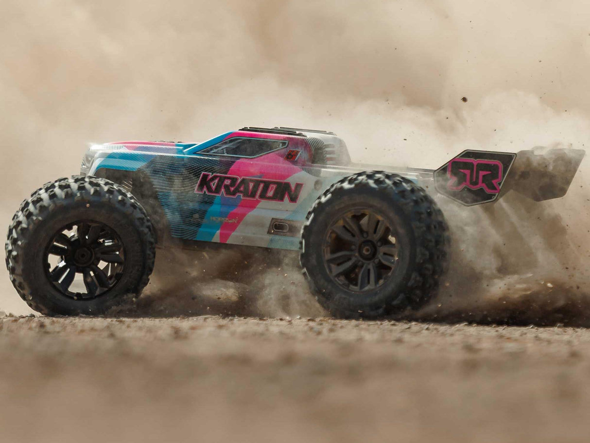 Arrma 1/8 KRATON 6S V6 4X4 BLX Speed Monster Truck RTR - Pink