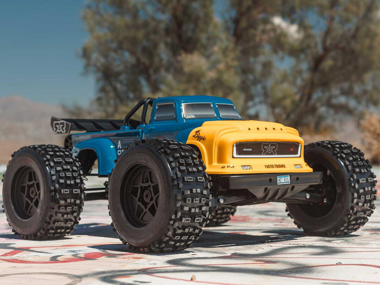 Arrma 1/8 NOTORIOUS 6S V6 4X4 BLX Stunt Truck RTR - Blue