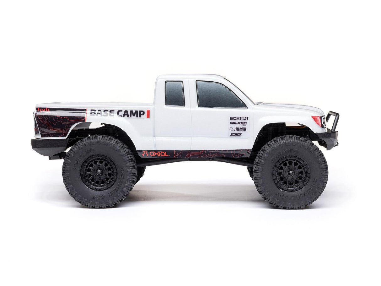 Axial 1/24 SCX24 Base Camp 4WD Rock Crawler RTR White