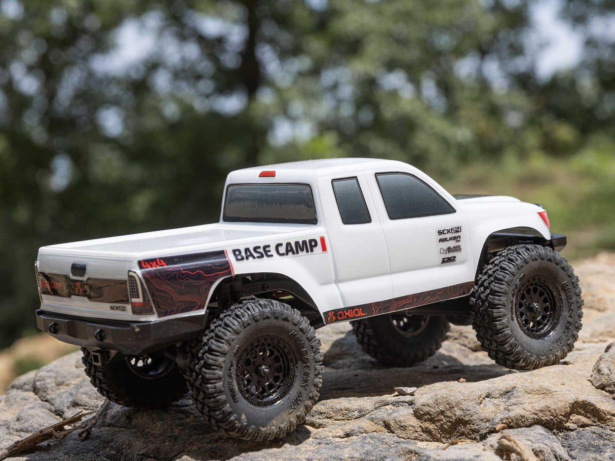 Axial 1/24 SCX24 Base Camp 4WD Rock Crawler RTR White