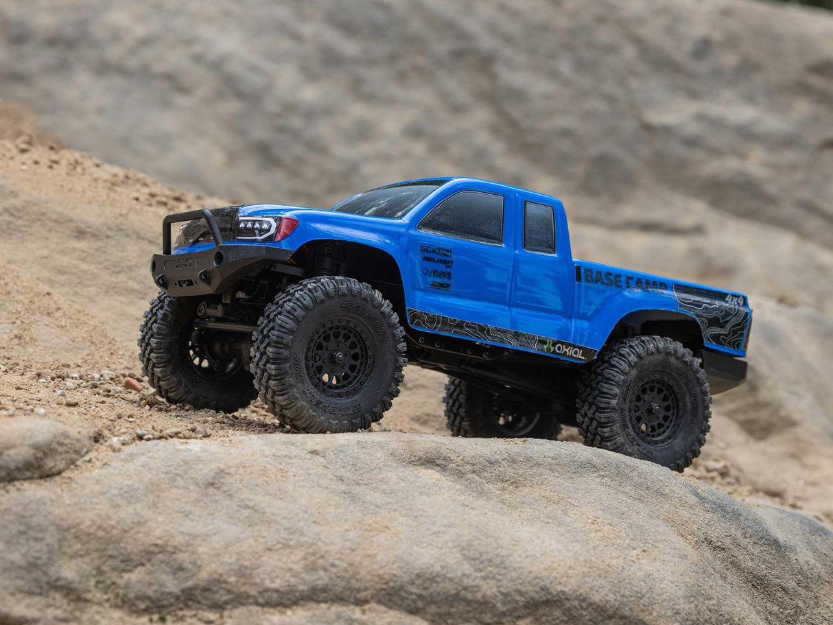Axial 1/24 SCX24 Base Camp 4WD Rock Crawler RTR Blue
