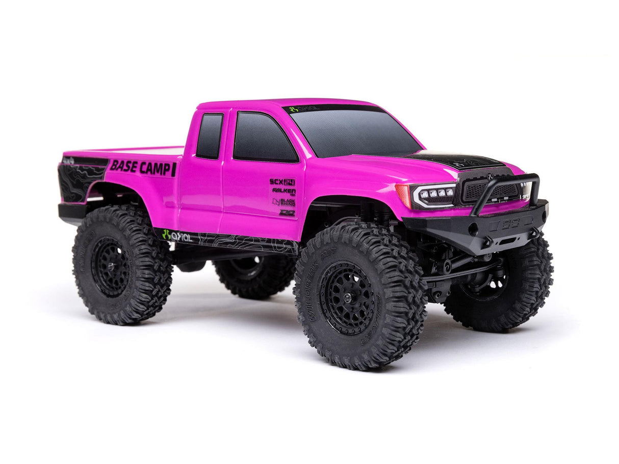 Axial 1/24 SCX24 Base Camp 4WD Rock Crawler RTR Pink