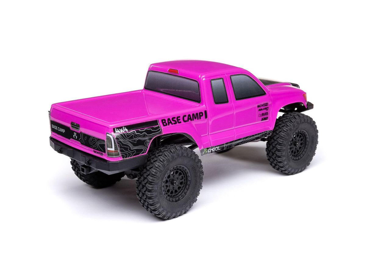 Axial 1/24 SCX24 Base Camp 4WD Rock Crawler RTR Pink