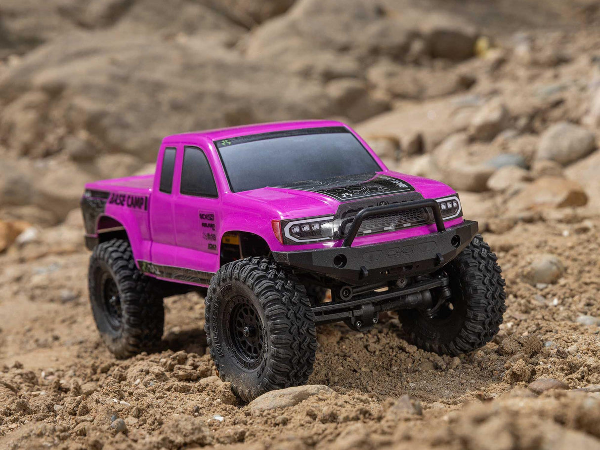 Axial 1/24 SCX24 Base Camp 4WD Rock Crawler RTR Pink