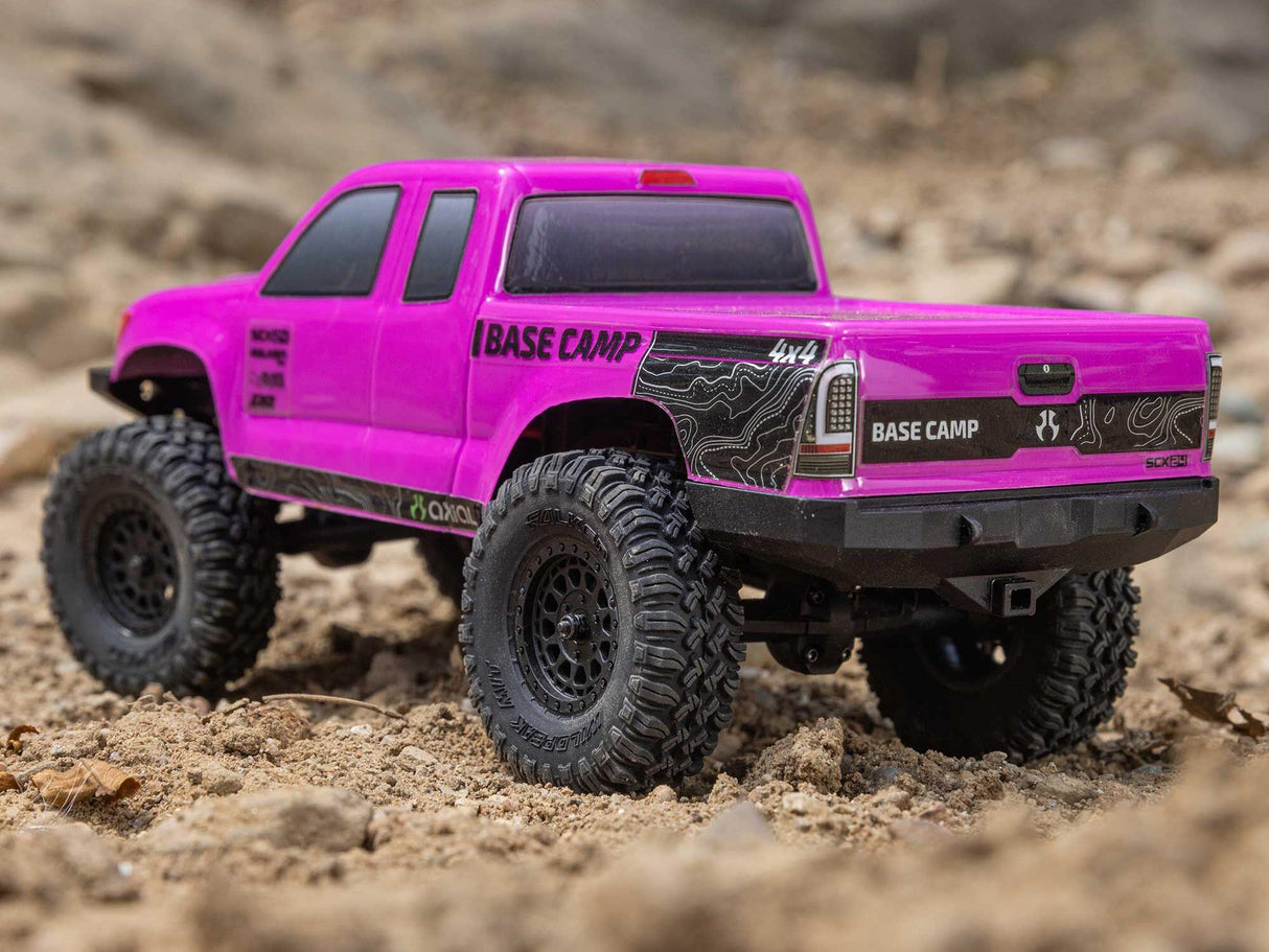 Axial 1/24 SCX24 Base Camp 4WD Rock Crawler RTR Pink