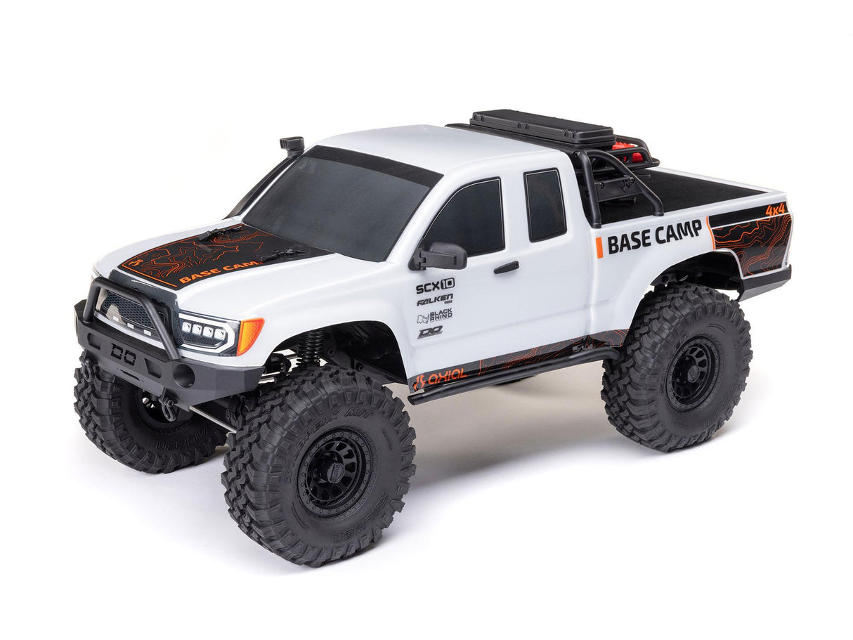 Axial 1/10 SCX10 III Base Camp 4X4 Rock Crawler RTR White