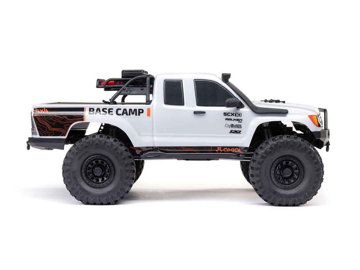 Axial 1/10 SCX10 III Base Camp 4X4 Rock Crawler RTR White