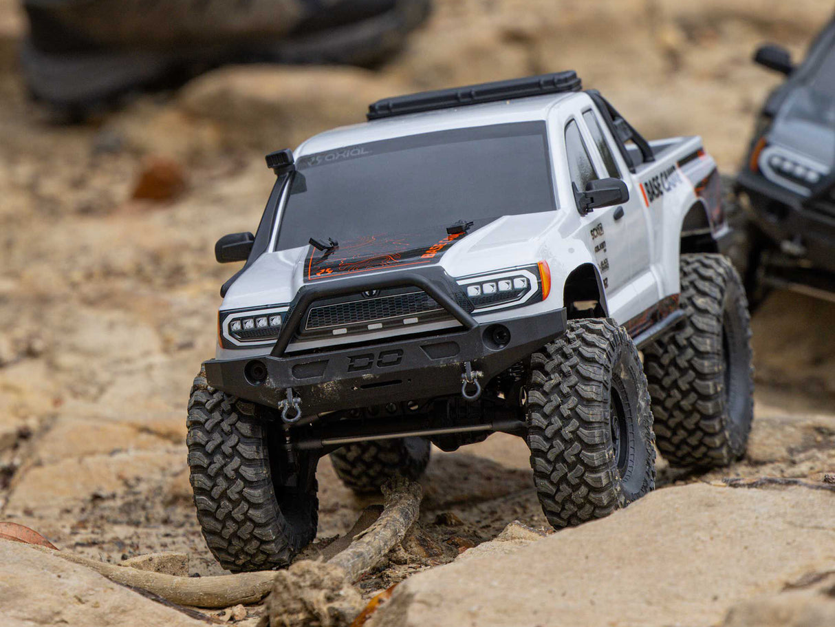 Axial 1/10 SCX10 III Base Camp 4X4 Rock Crawler RTR White