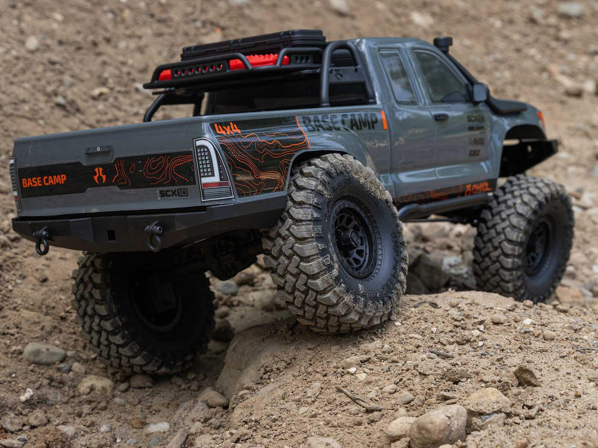 Axial 1/10 SCX10 III Base Camp 4X4 Rock Crawler RTR Grey
