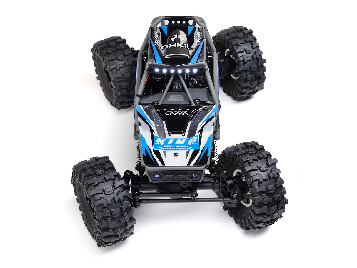 Axial 1/18 UTB18 Capra 4WS 4WD Trail Buggy RTR with Bat/Chg Blue