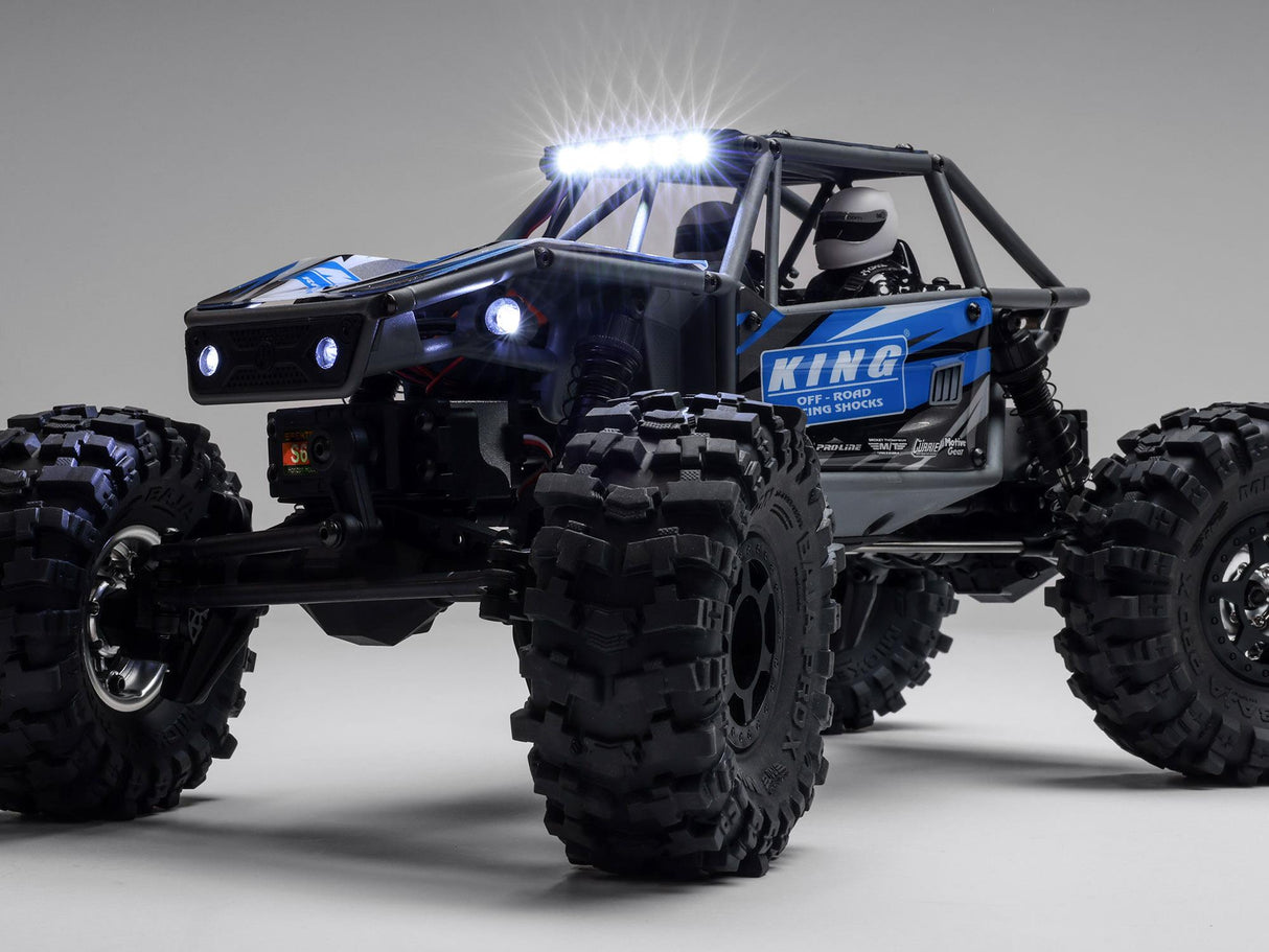 Axial 1/18 UTB18 Capra 4WS 4WD Trail Buggy RTR with Bat/Chg Blue