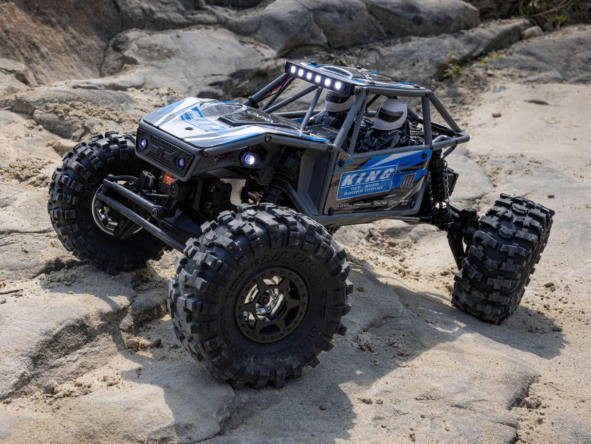 Axial 1/18 UTB18 Capra 4WS 4WD Trail Buggy RTR with Bat/Chg Blue