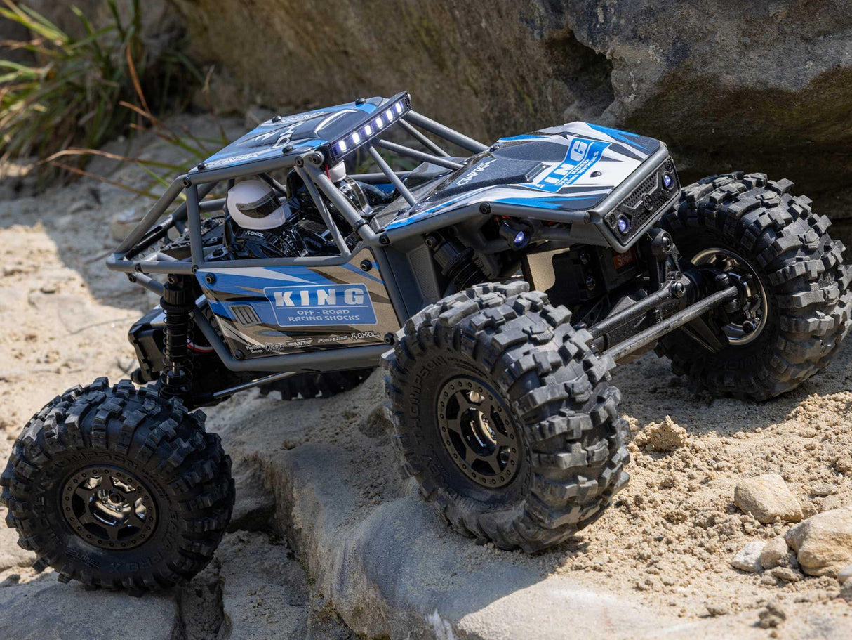 Axial 1/18 UTB18 Capra 4WS 4WD Trail Buggy RTR with Bat/Chg Blue