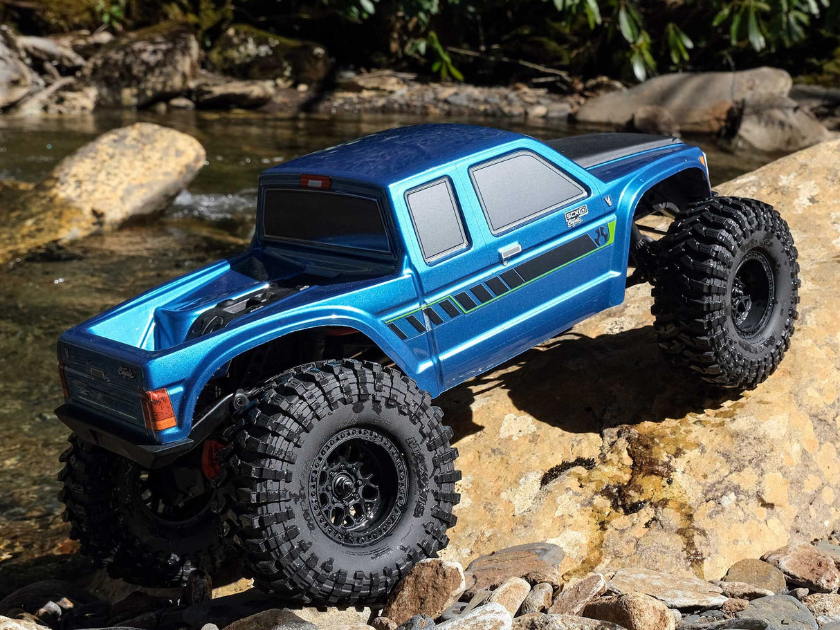 Axial 1/10 SCX10 III Coyote 4X4 RTR Brushed Rock Crawler - Blue