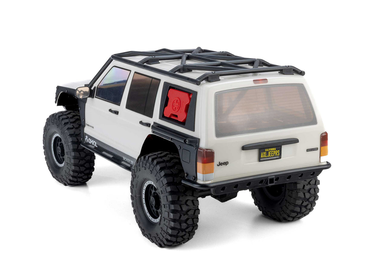 Axial 1/10 SCX10 III Jeep Cherokee XJ 4X4 RTR Rock Crawler - White- Pre Order - Expected November