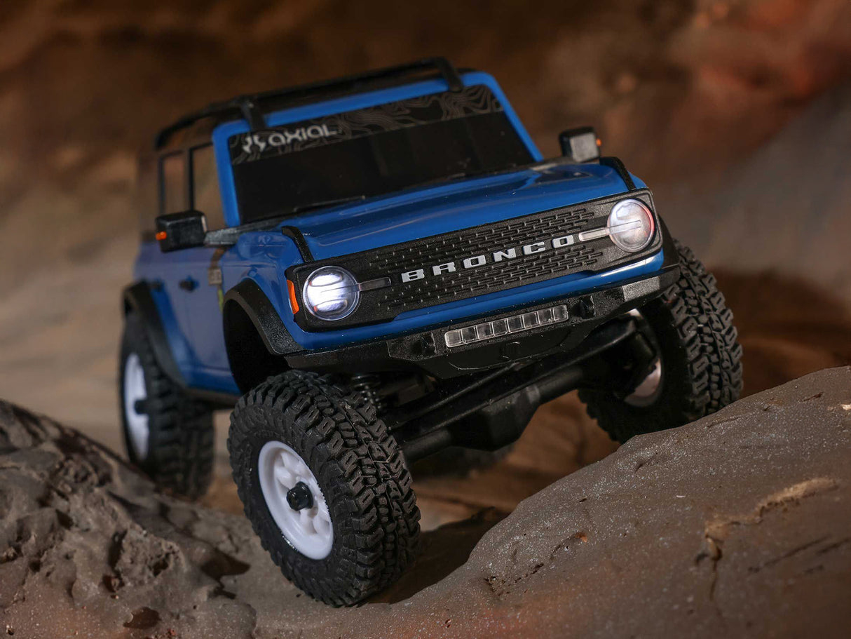 Axial 1/30 SCX30 Ford Bronco 4X4 RTR Rock Crawler Blue - FOR PRE ORDER - EXPECTED DECEMBER
