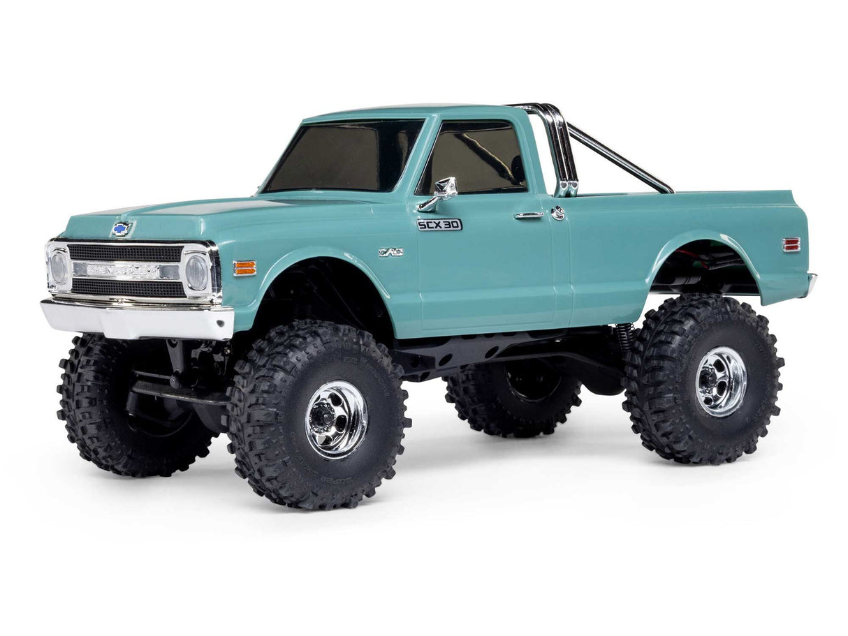 Axial 1/30 SCX30 Chevrolet K10 4X4 RTR Brushed Rock Crawler -Green - Complete - PRE ORDER - EXPECTED EARLY MARCH