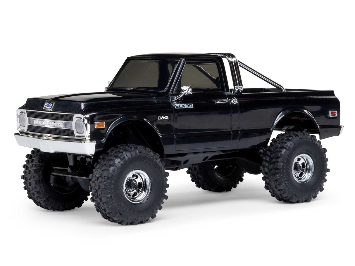 Axial 1/30 SCX30 Chevrolet K10 4X4 RTR Brushed Rock Crawler - Black - Complete - PRE ORDER - EXPECTED EARLY MARCH