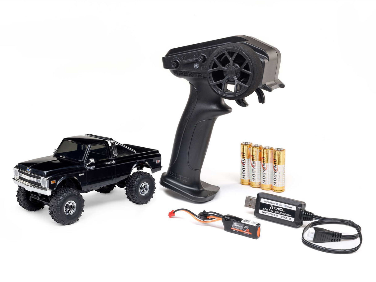 Axial 1/30 SCX30 Chevrolet K10 4X4 RTR Brushed Rock Crawler - Black - Complete - PRE ORDER - EXPECTED EARLY MARCH