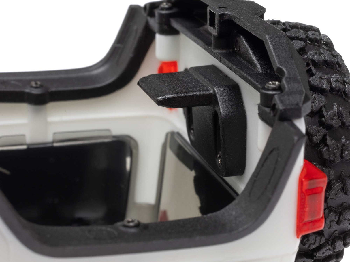 Axial 1/30 SCX30 Jeep Wrangler JLU 4X4 RTR Rock Crawler White - FOR PRE ORDER - EXPECTED DECEMBER