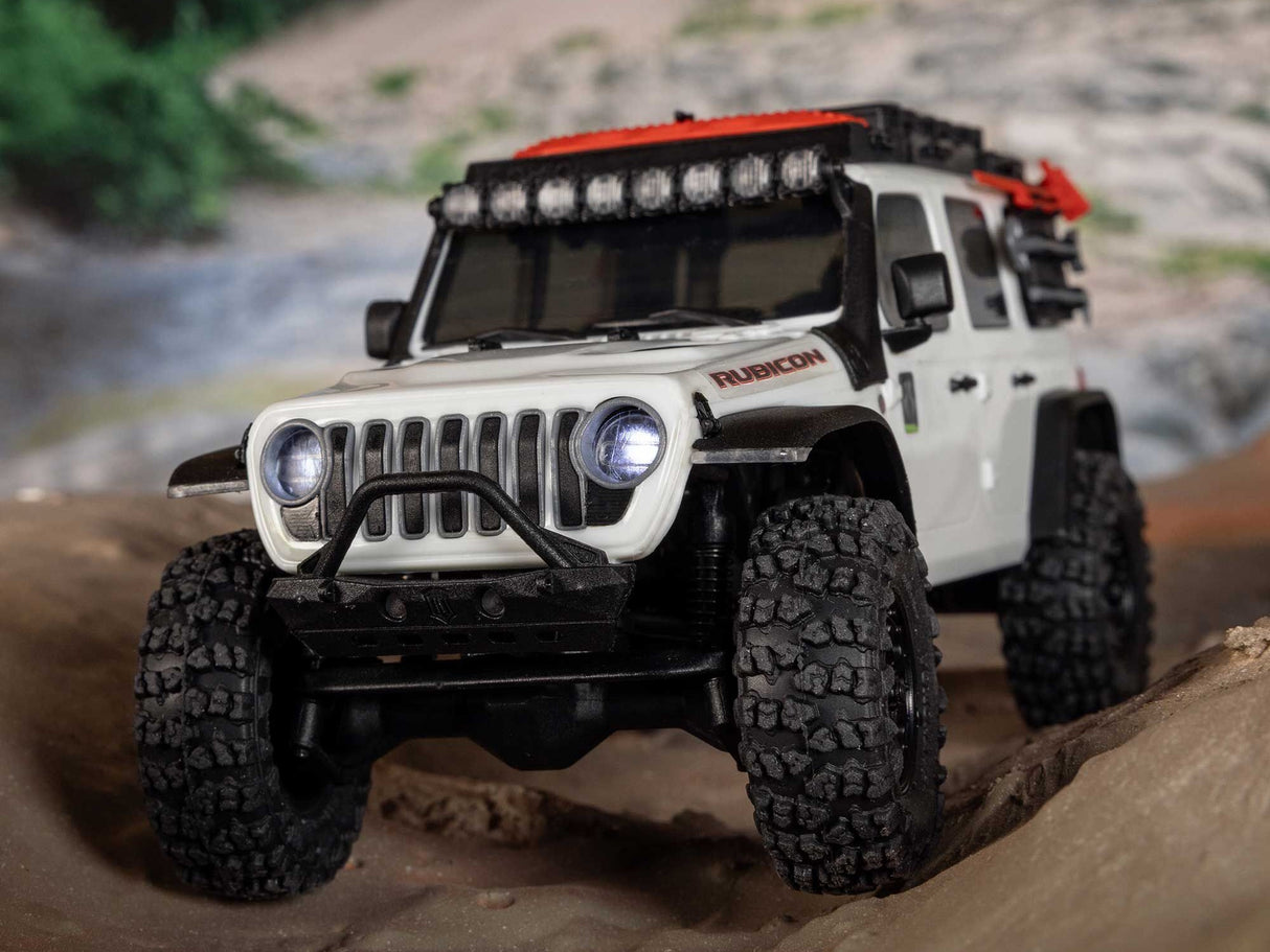 Axial 1/30 SCX30 Jeep Wrangler JLU 4X4 RTR Rock Crawler White - FOR PRE ORDER - EXPECTED DECEMBER