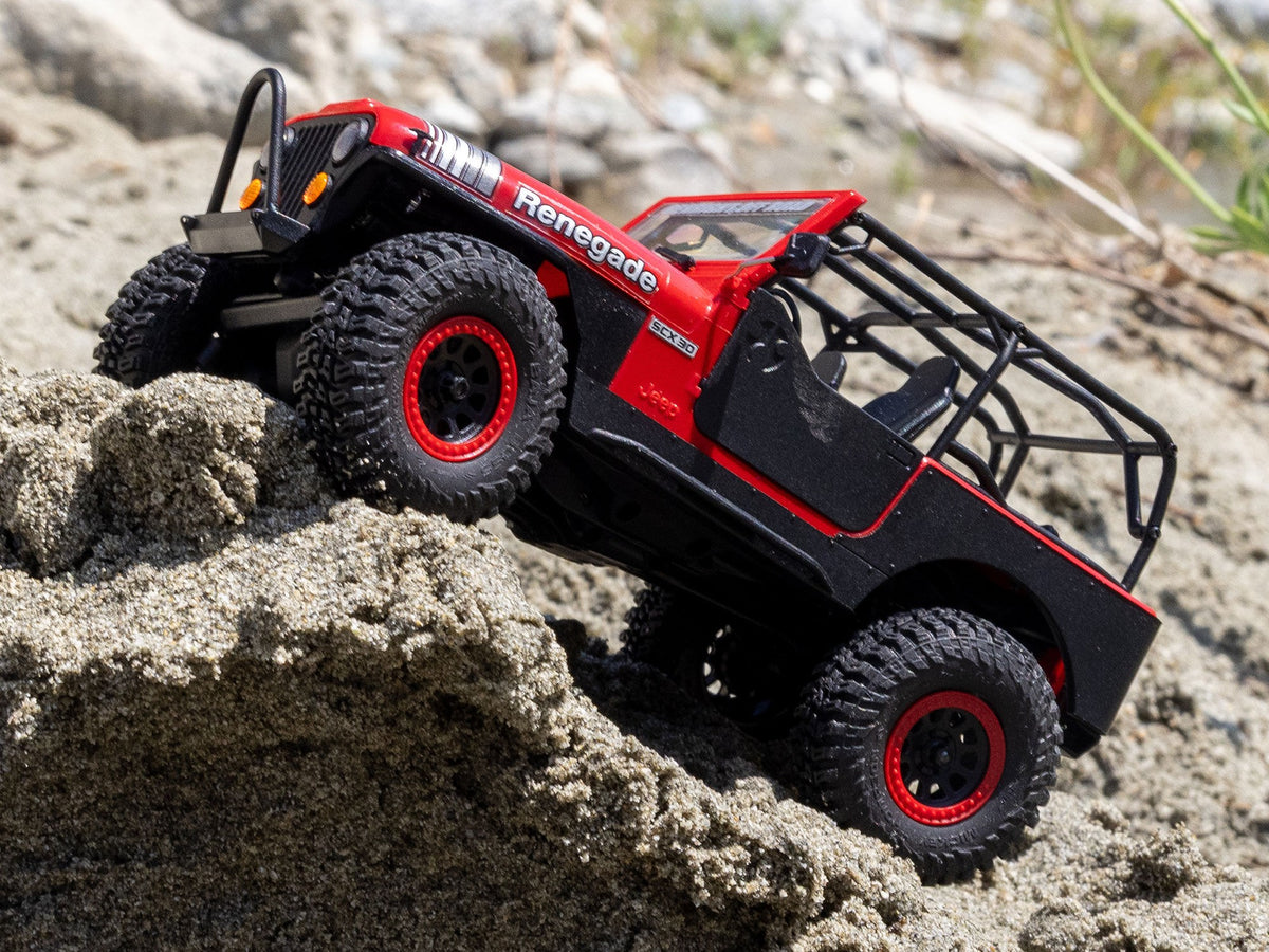 Axial 1/30 SCX30 Jeep CJ-7 GenRight 4X4 RTR - Red - Pre Order - Expected Early November