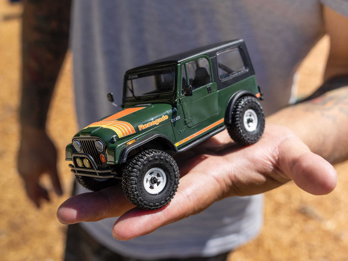Axial 1/30 SCX30 Jeep CJ-7 GenRight 4X4 RTR - Green - Pre Order - Expected Early November