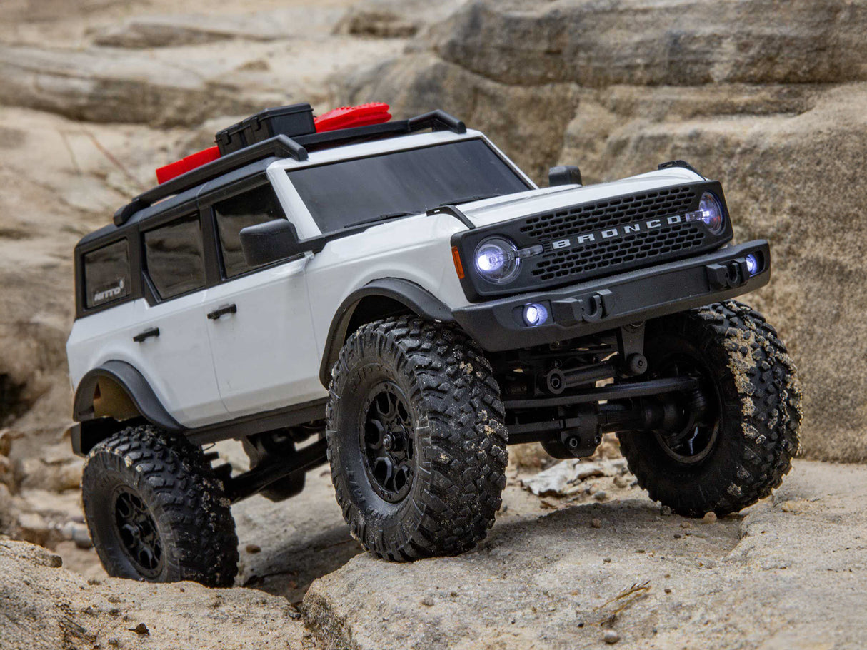 Axial 1/24 SCX24 Ford Bronco 4X4 RTR (inc Battery & Charger) White