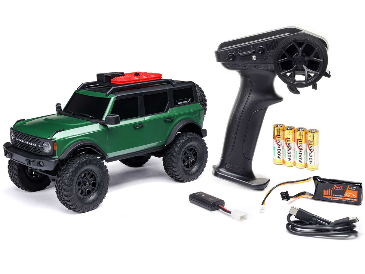 Axial 1/24 SCX24 Ford Bronco 4X4 RTR (inc Battery & Charger) Green