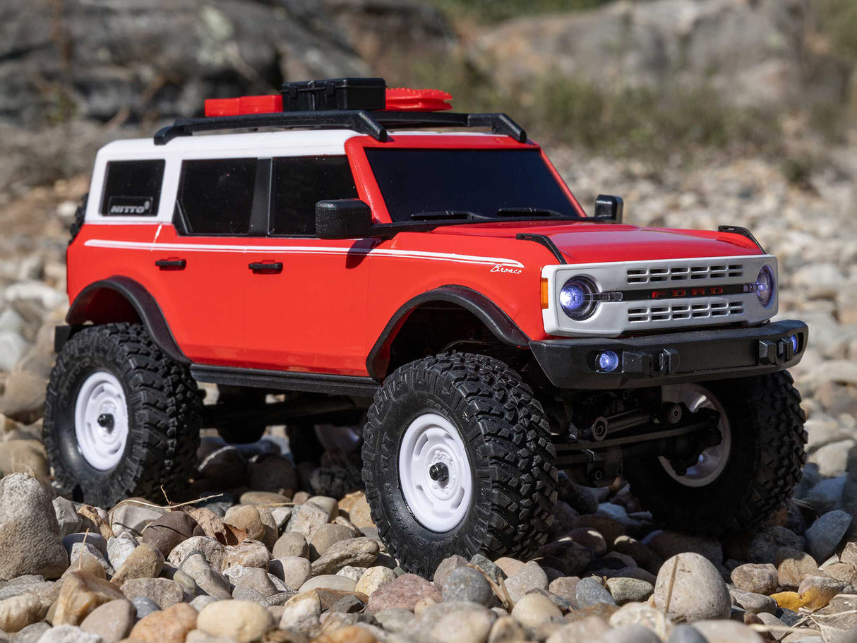 Axial 1/24 SCX24 Ford Bronco 4X4 RTR (inc Battery & Charger) Red
