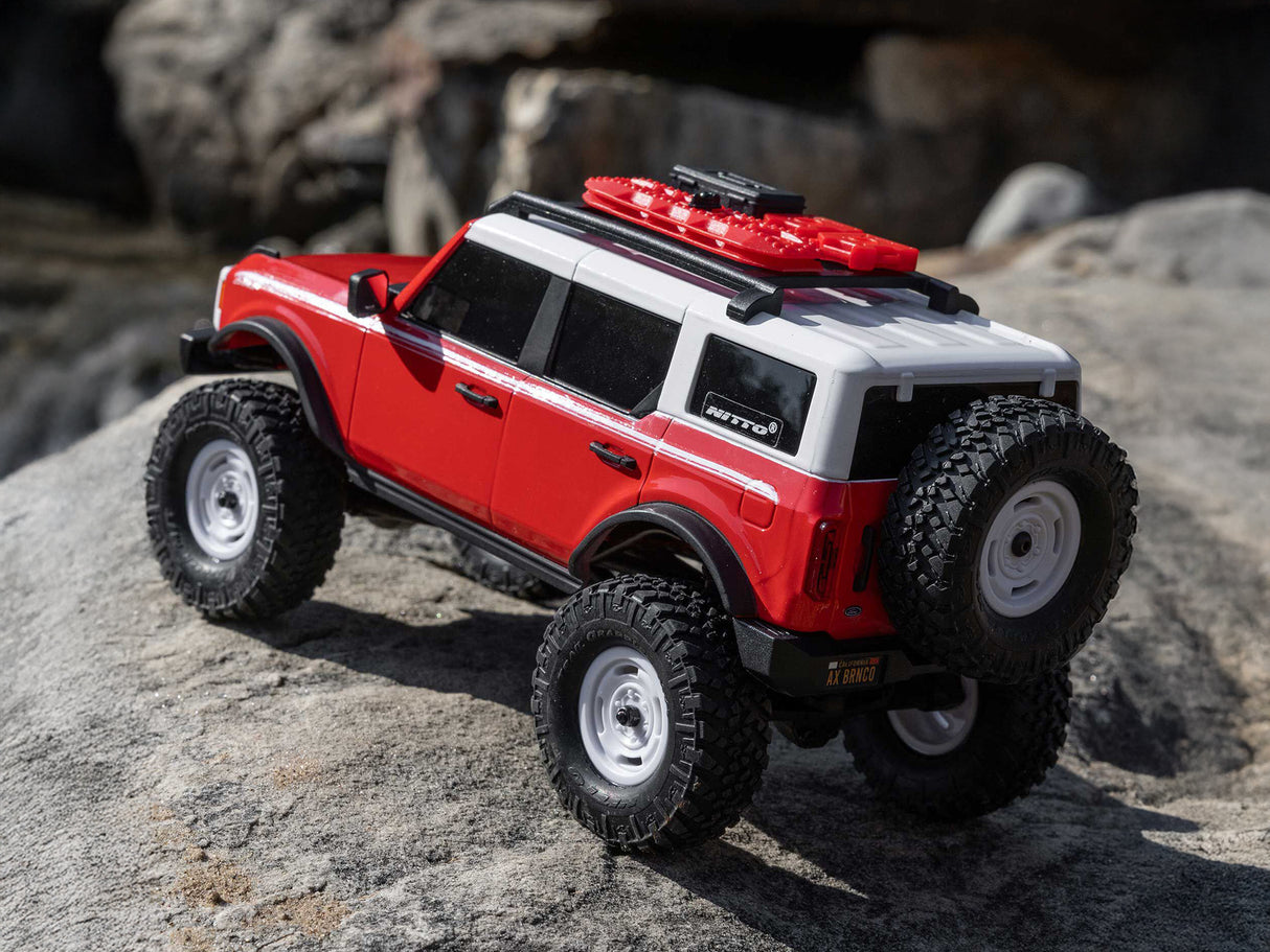 Axial 1/24 SCX24 Ford Bronco 4X4 RTR (inc Battery & Charger) Red
