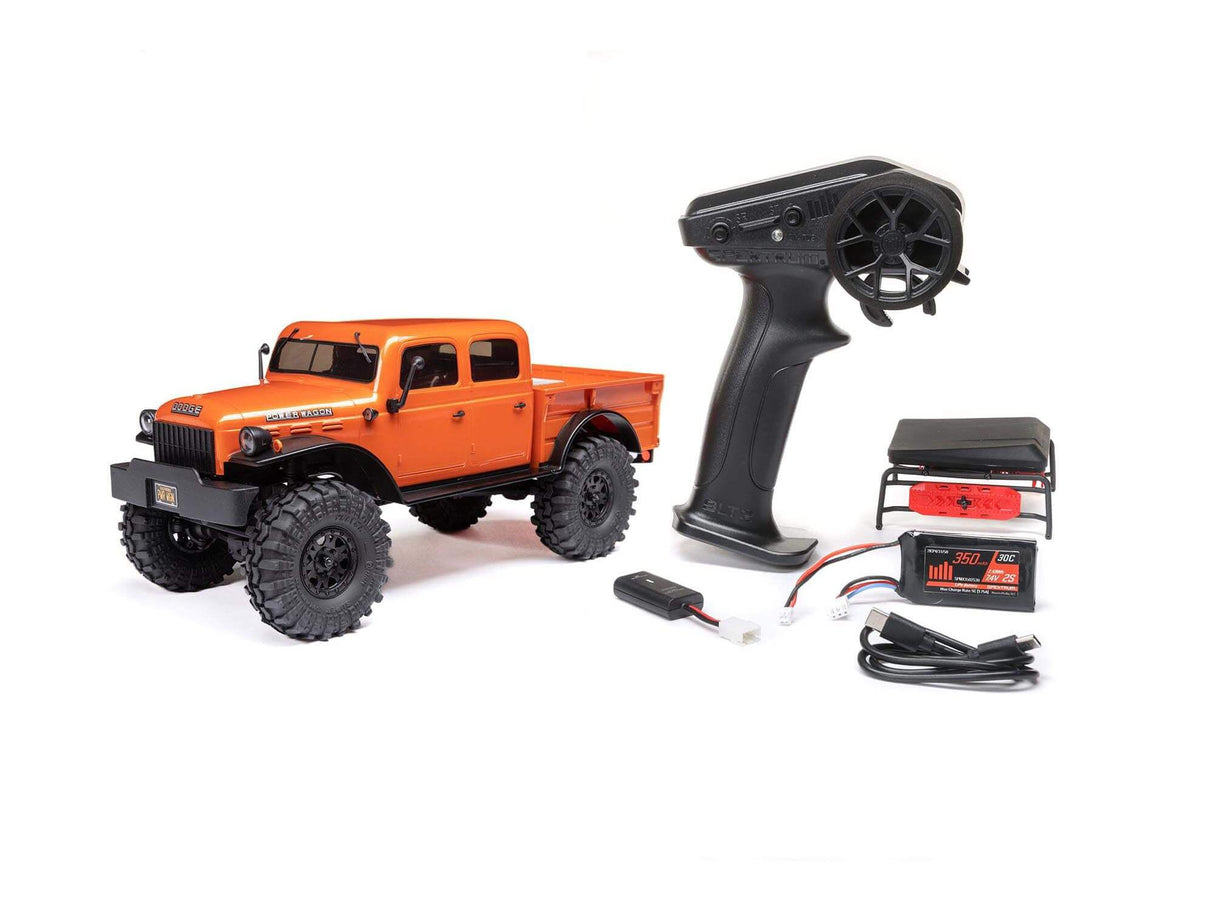 AXIAL1/24 SCX24 Dodge Power Wagon 4WD Rock Crawler RTR - Orange