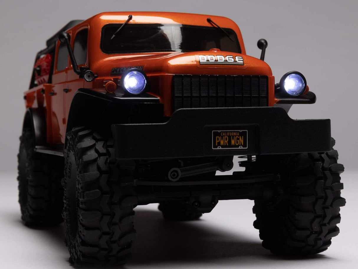 AXIAL1/24 SCX24 Dodge Power Wagon 4WD Rock Crawler RTR - Orange