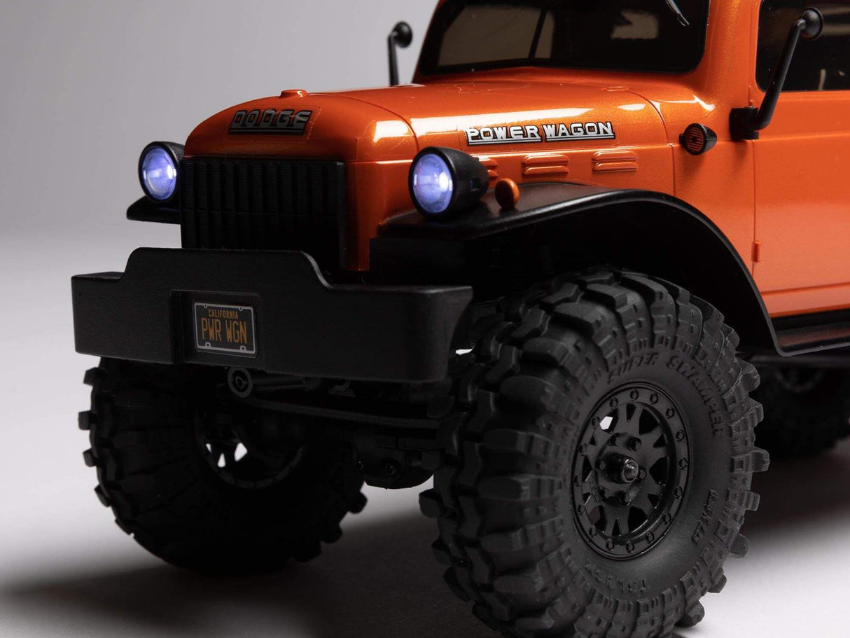 AXIAL1/24 SCX24 Dodge Power Wagon 4WD Rock Crawler RTR - Orange