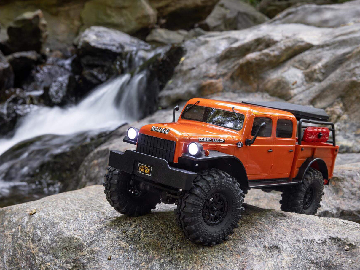 AXIAL1/24 SCX24 Dodge Power Wagon 4WD Rock Crawler RTR - Orange